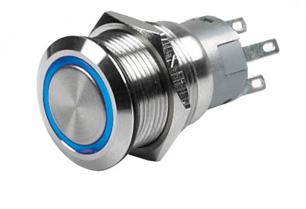 CZone Push Button ON/OFF with Blue LED, 3.3V